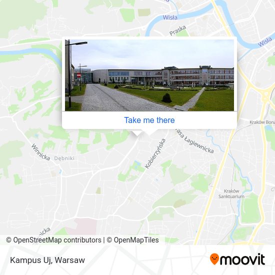 Kampus Uj map