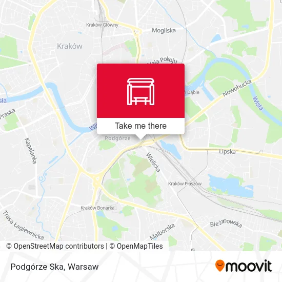 Карта Podgórze Ska