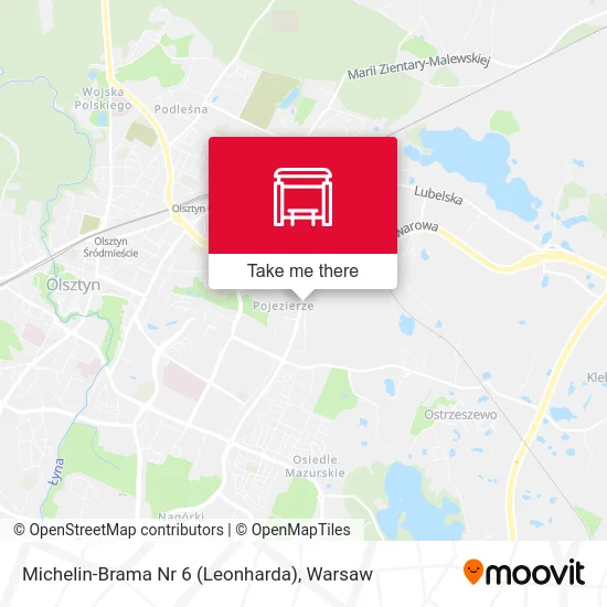 Карта Michelin-Brama Nr 6 (Leonharda)