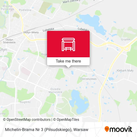 Карта Michelin-Brama Nr 3 (Piłsudskiego)
