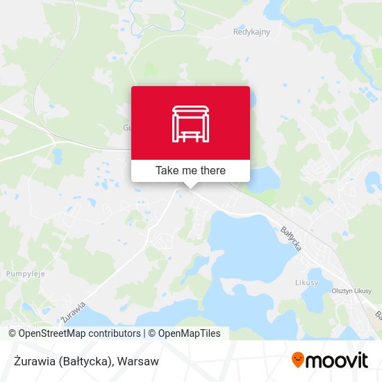 Żurawia (Bałtycka) map