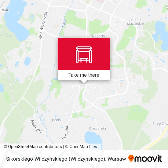 Sikorskiego-Wilczyńskiego map