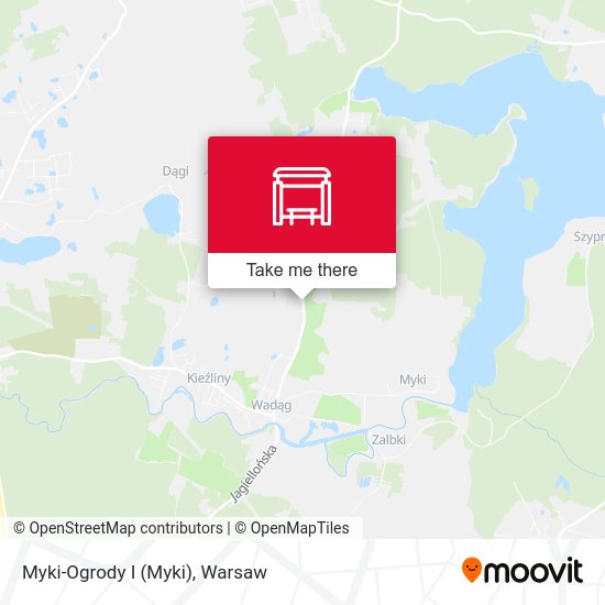 Myki-Ogrody I map