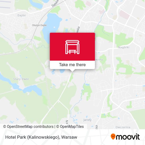 Hotel Park (Kalinowskiego) map