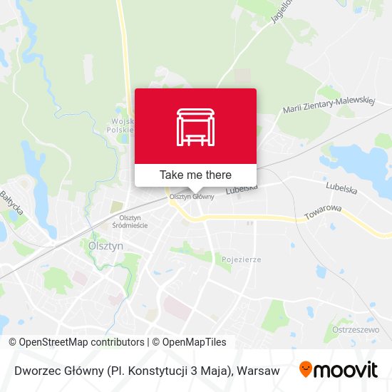 Карта Dworzec Główny (Pl. Konstytucji 3 Maja)