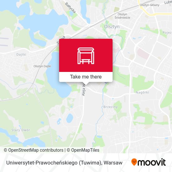 Uniwersytet-Prawocheńskiego (Tuwima) map