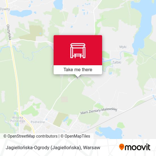 Jagiellońska-Ogrody map