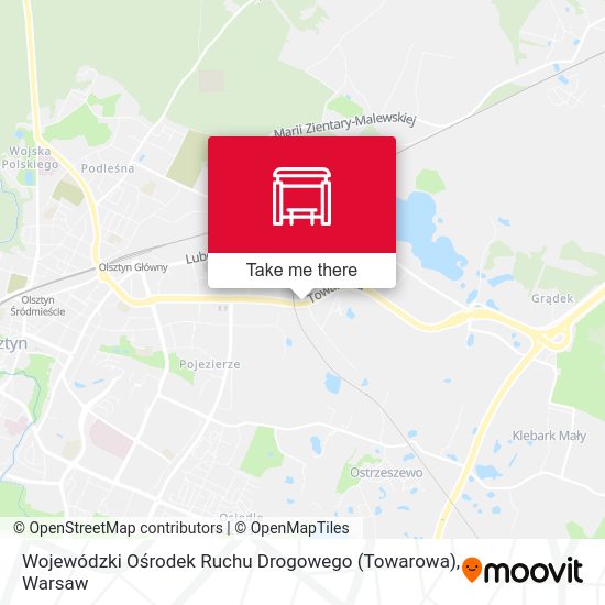 Wojewódzki Ośrodek Ruchu Drogowego (Towarowa) map