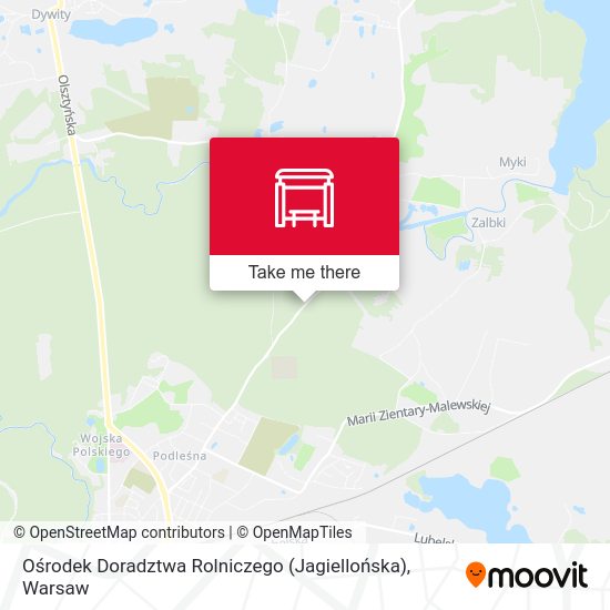 Карта Ośrodek Doradztwa Rolniczego (Jagiellońska)