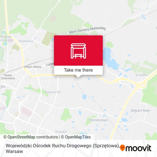 Wojewódzki Ośrodek Ruchu Drogowego (Sprzętowa) map