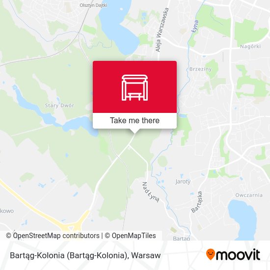 Bartąg-Kolonia map