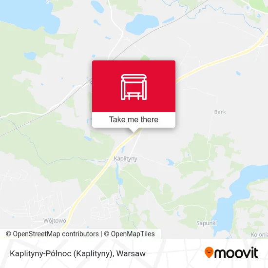 Карта Kaplityny-Północ