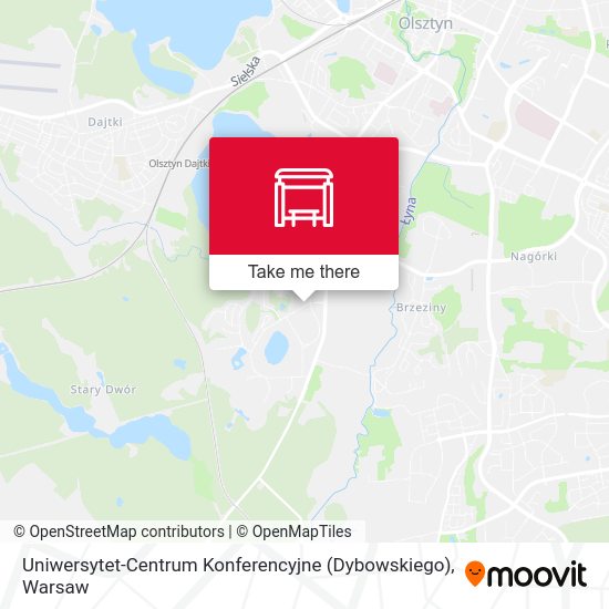 Uniwersytet-Centrum Konferencyjne (Dybowskiego) map