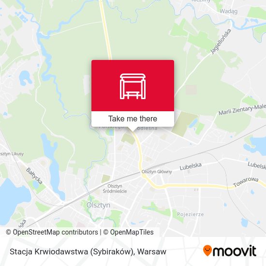 Stacja Krwiodawstwa (Sybiraków) map