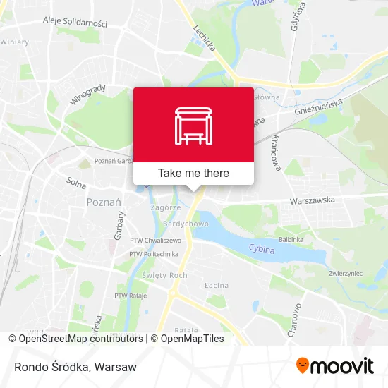 Rondo Śródka map