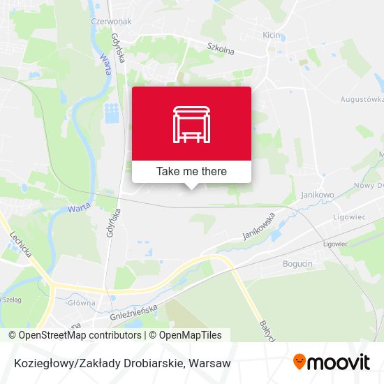 Koziegłowy/Zakłady Drobiarskie map