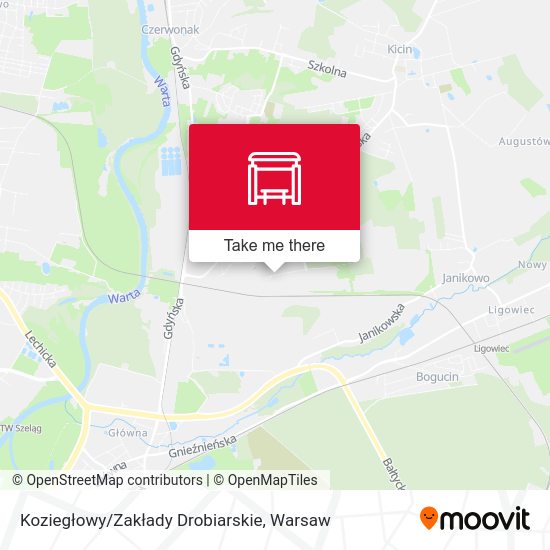 Koziegłowy/Zakłady Drobiarskie map