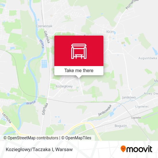 Koziegłowy/Taczaka I map