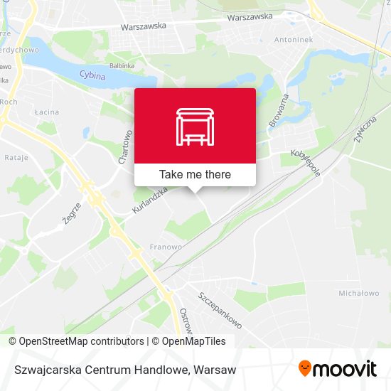 Szwajcarska Centrum Handlowe map