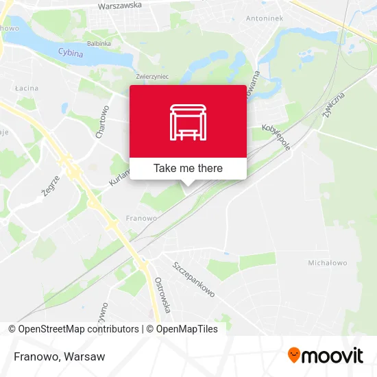 Карта Franowo
