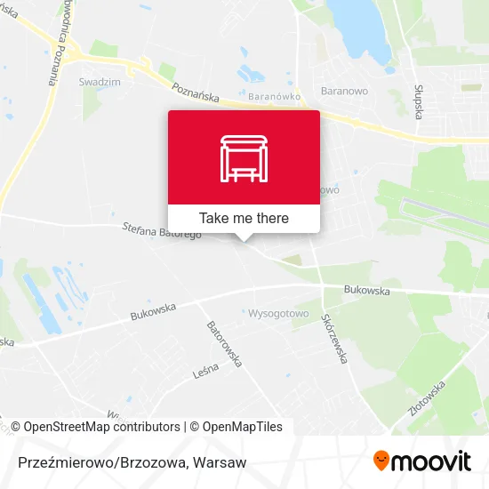 Карта Przeźmierowo/Brzozowa