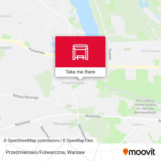 Карта Przeźmierowo/Folwarczna