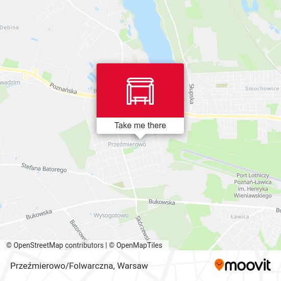 Карта Przeźmierowo/Folwarczna