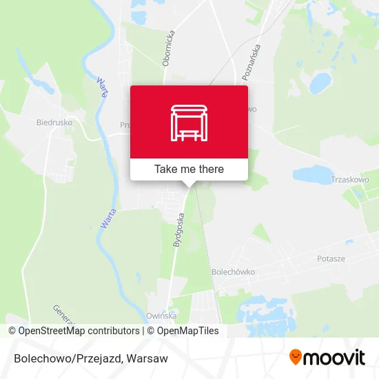 Карта Bolechowo/Przejazd