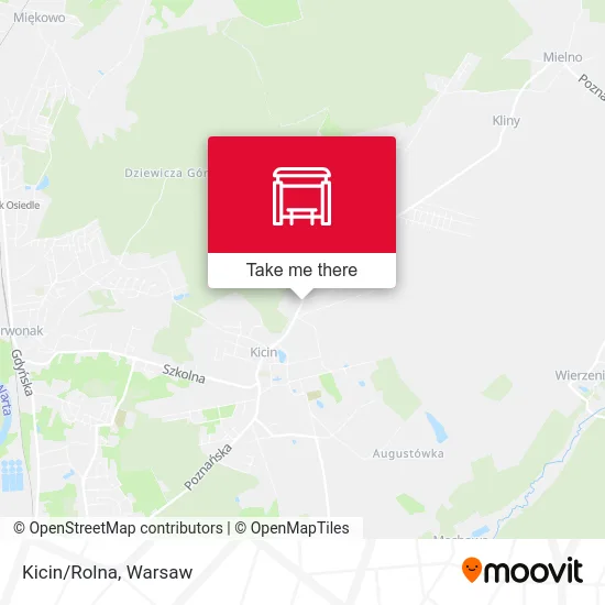 Карта Kicin/Rolna