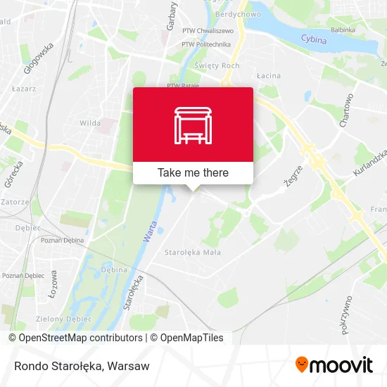Rondo Starołęka map