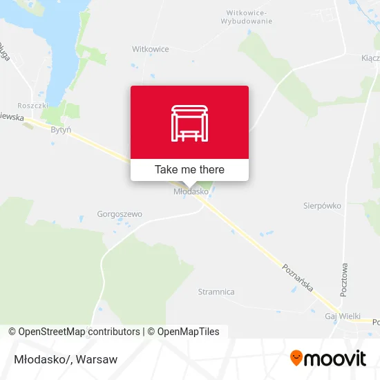 Карта Młodasko/