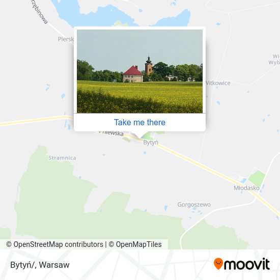 Bytyń/ map