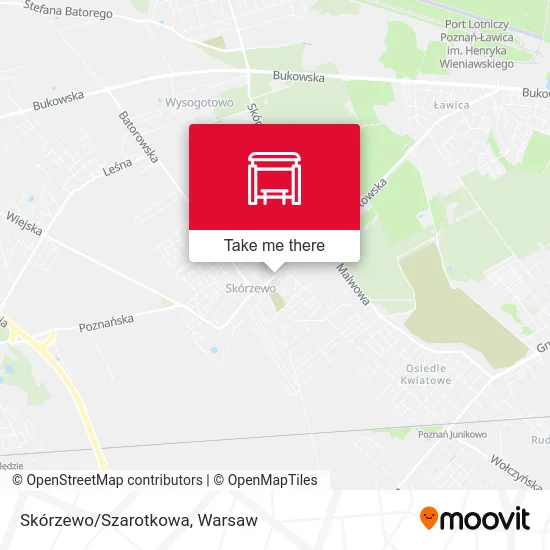 Карта Skórzewo/Szarotkowa