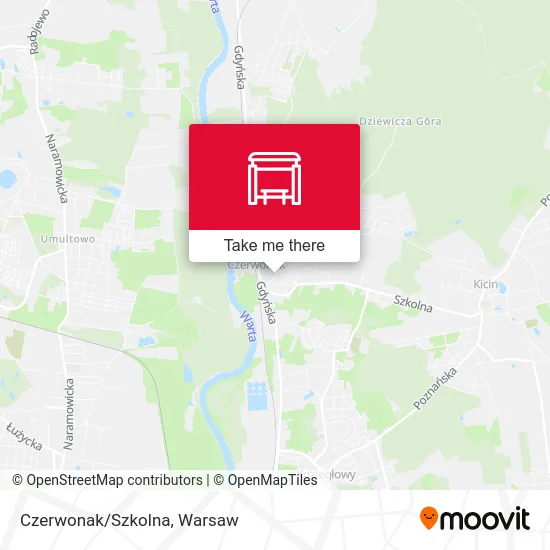 Карта Czerwonak/Szkolna