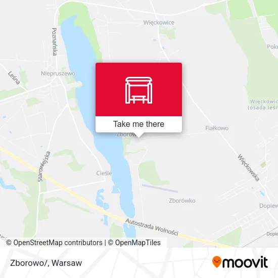 Карта Zborowo/