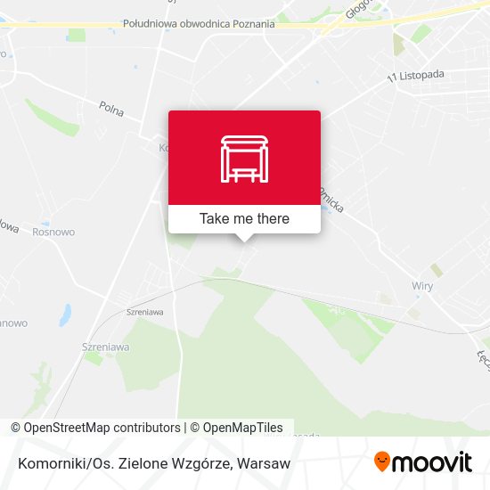 Komorniki/Os. Zielone Wzgórze map