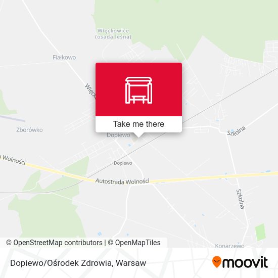 Dopiewo/Ośrodek Zdrowia map