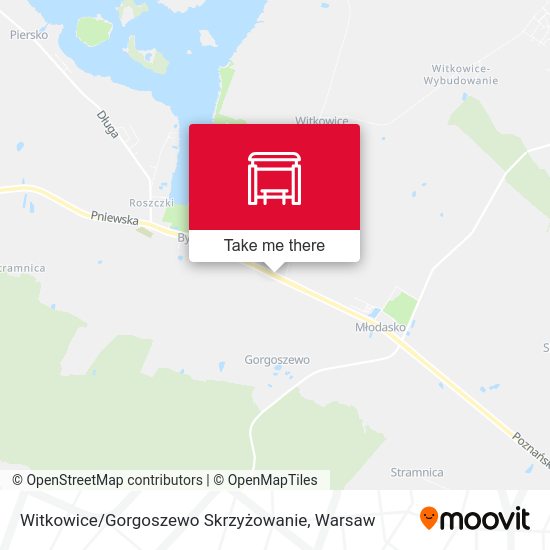 Witkowice / Gorgoszewo Skrzyżowanie map