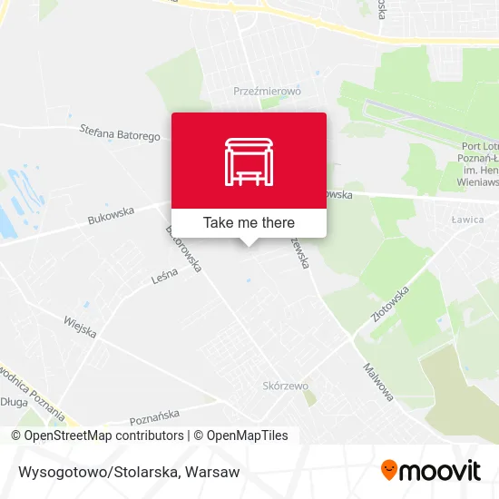 Карта Wysogotowo/Stolarska