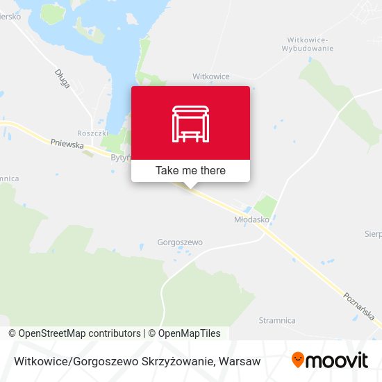 Witkowice / Gorgoszewo Skrzyżowanie map