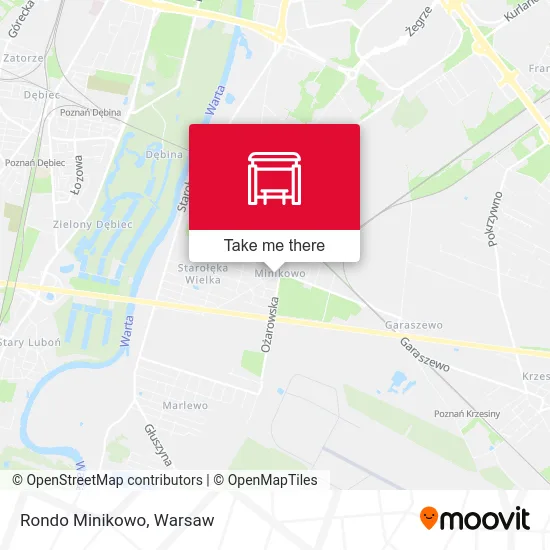 Rondo Minikowo map