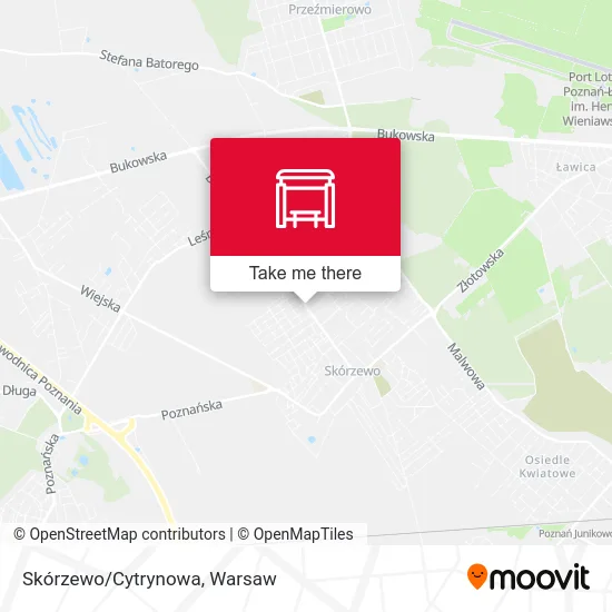 Карта Skórzewo/Cytrynowa