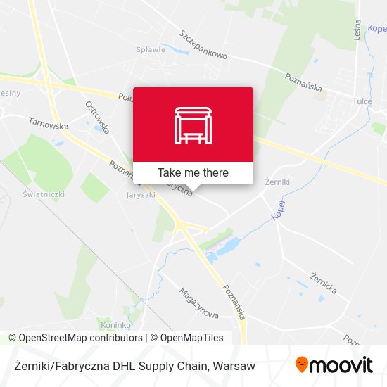 Żerniki / Fabryczna DHL Supply Chain map