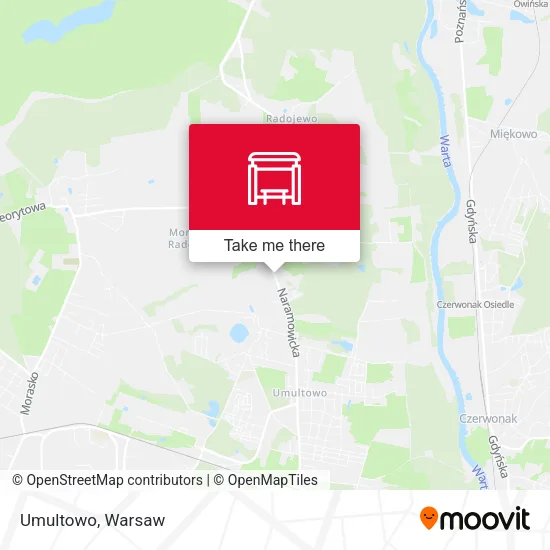 Карта Umultowo