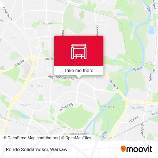 Rondo Solidarności map
