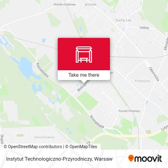 Карта Instytut Technologiczno-Przyrodniczy