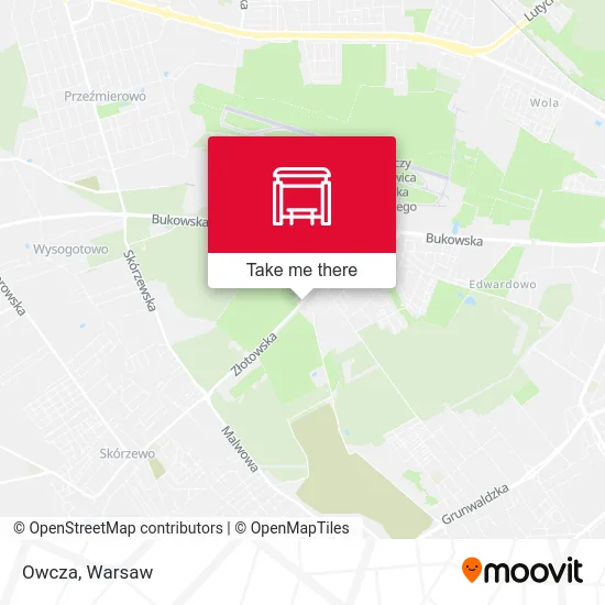 Карта Owcza