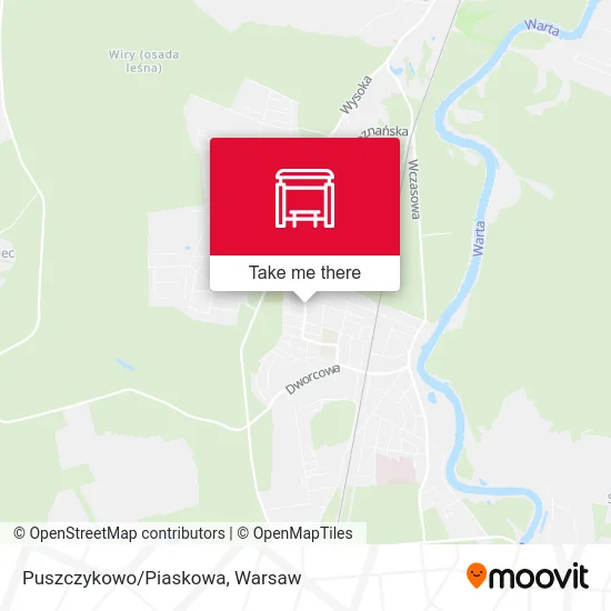 Карта Puszczykowo/Piaskowa