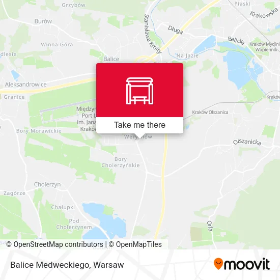 Карта Balice Medweckiego