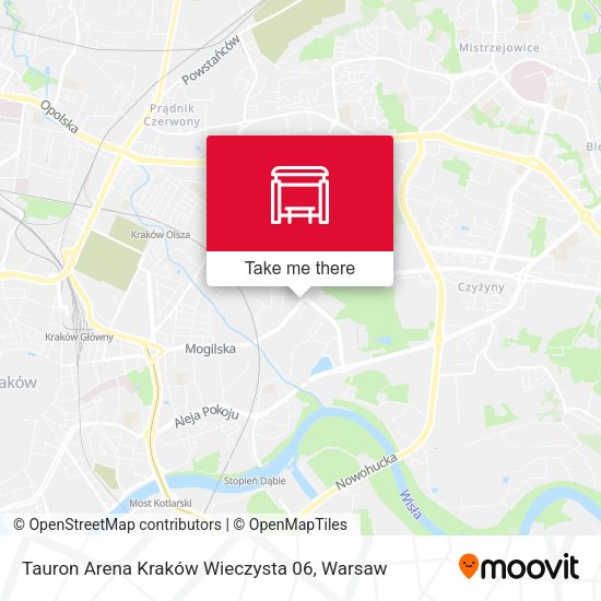 Tauron Arena Kraków Wieczysta 06 map